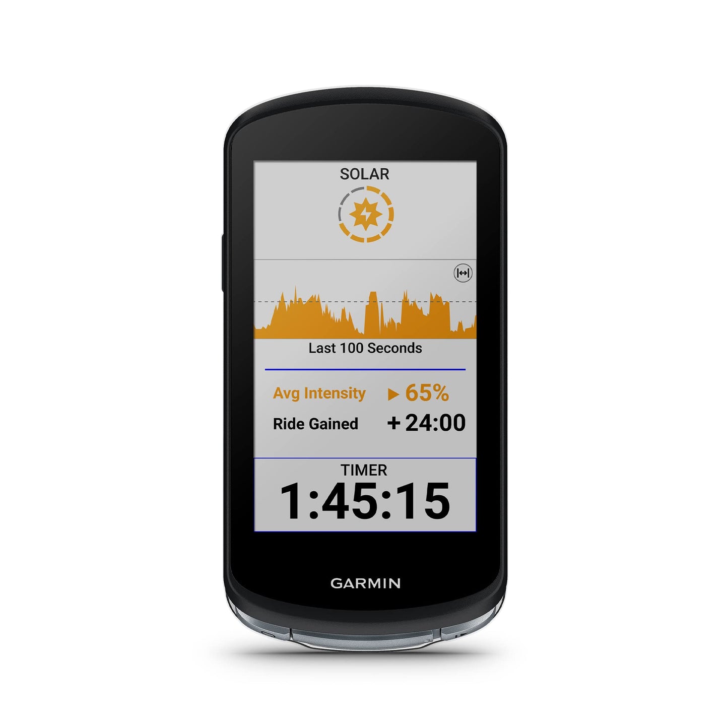 Garmin Edge 1040 Solar GPS-Fahrradcomputer – Solar-Laden, On-/Offroad, präzises GPS, lange Akkulaufzeit (nur Gerät)