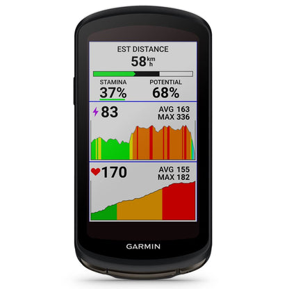 Garmin Edge 1040 Solar GPS-Fahrradcomputer – Solar-Laden, Navigation, lange Akkulaufzeit (Bundle mit Schutzpaket)