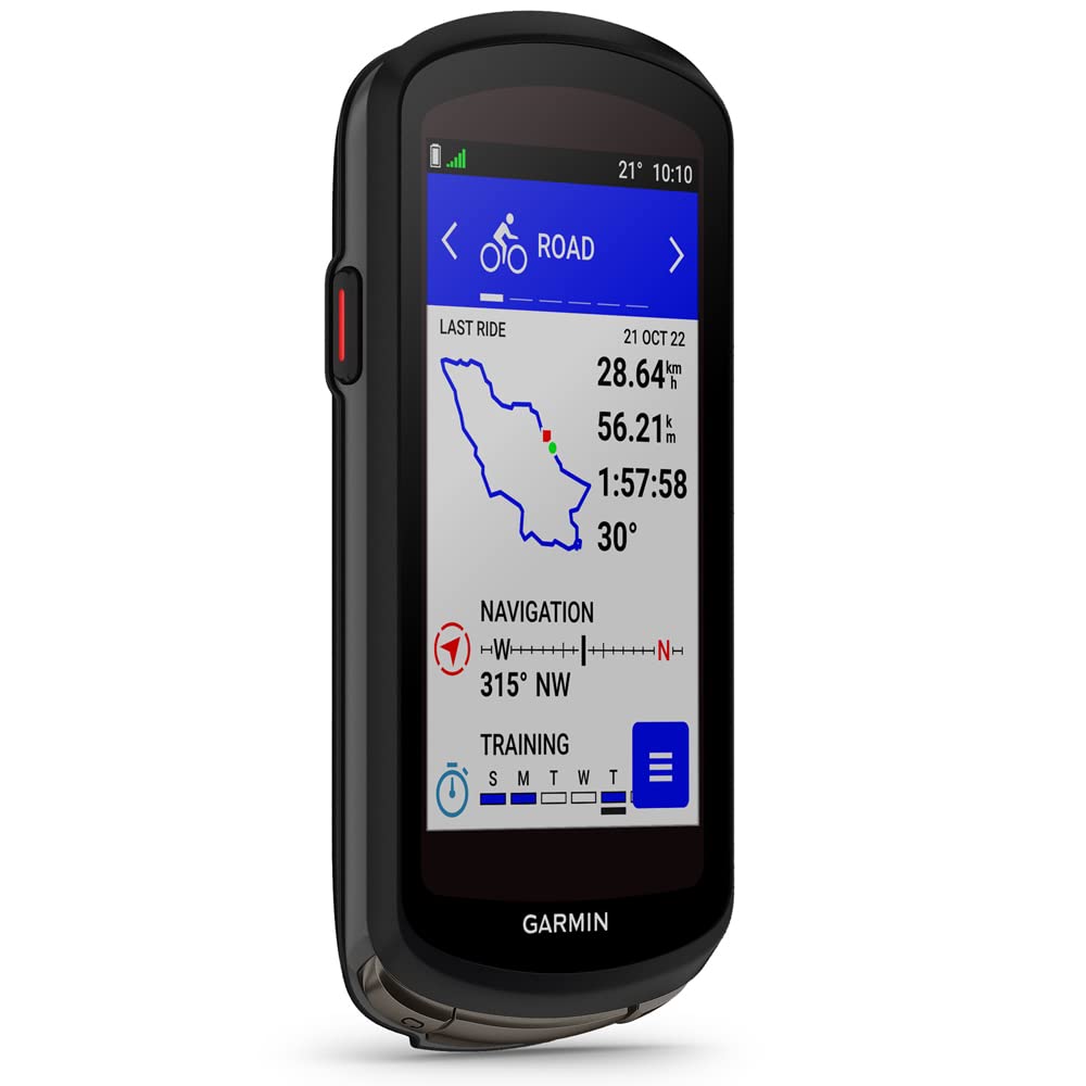 Garmin Edge 1040 Solar GPS-Fahrradcomputer – Solar-Laden, Navigation, lange Akkulaufzeit (Bundle mit Schutzpaket)
